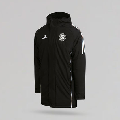 adidas Celtic 2024/25 Schwarze Parkajacke