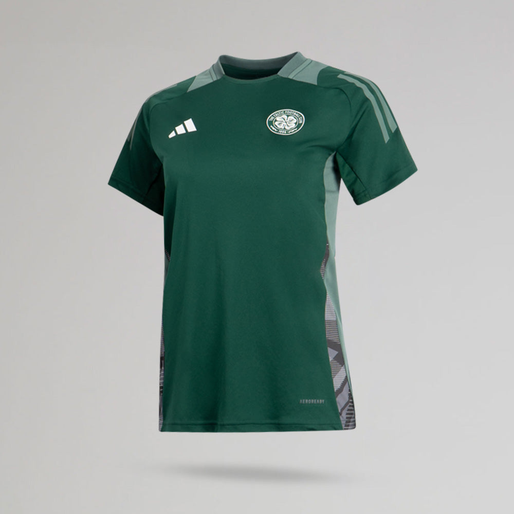 adidas Celtic 2024/25 Grünes Trainingstrikot für Damen