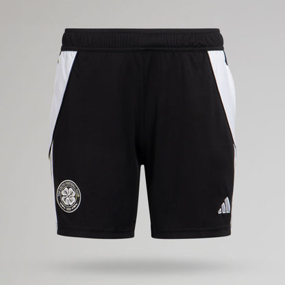 adidas Celtic 2024/25 Schwarze Trainingsshorts für Damen