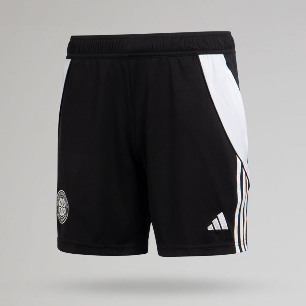 adidas Celtic 2024/25 Schwarze Trainingsshorts für Damen