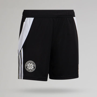 adidas Celtic 2024/25 Schwarze Trainingsshorts für Damen