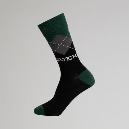 Socken mit keltischem Argyle-Muster