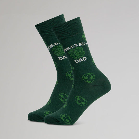 Celtic Socken mit Aufschrift „Bester Papa der Welt“