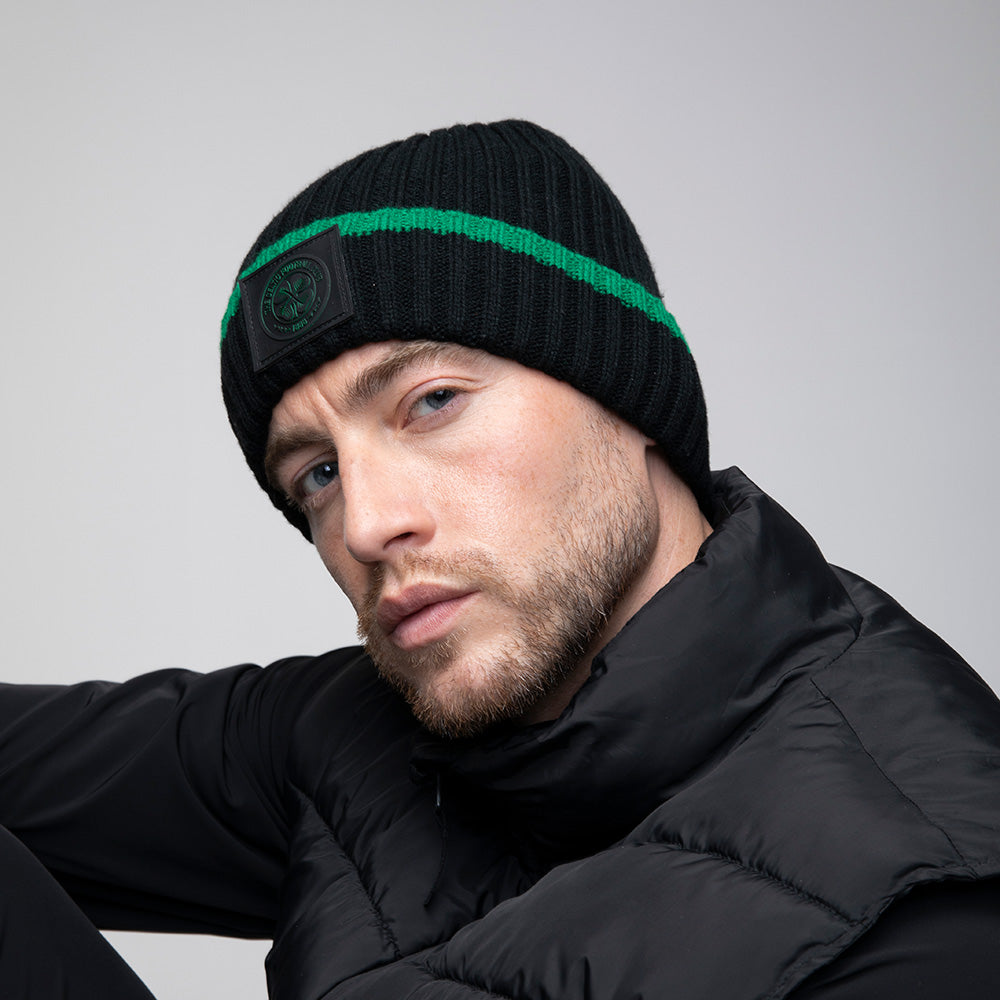 Celtic Ribbed Stacker Print Beanie