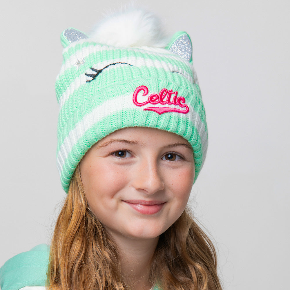 Celtic Junior Ringelmütze mit Einhorn