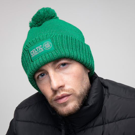 Keltische reflektierende grüne Beanie