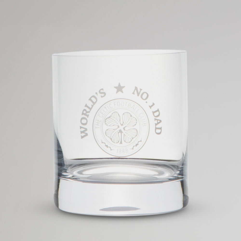 Celtic World's No 1 Dad Whisky Glass Set