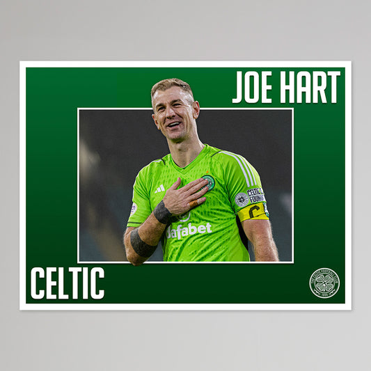 Celtic 23/24 Joe Hart Wappen Poster