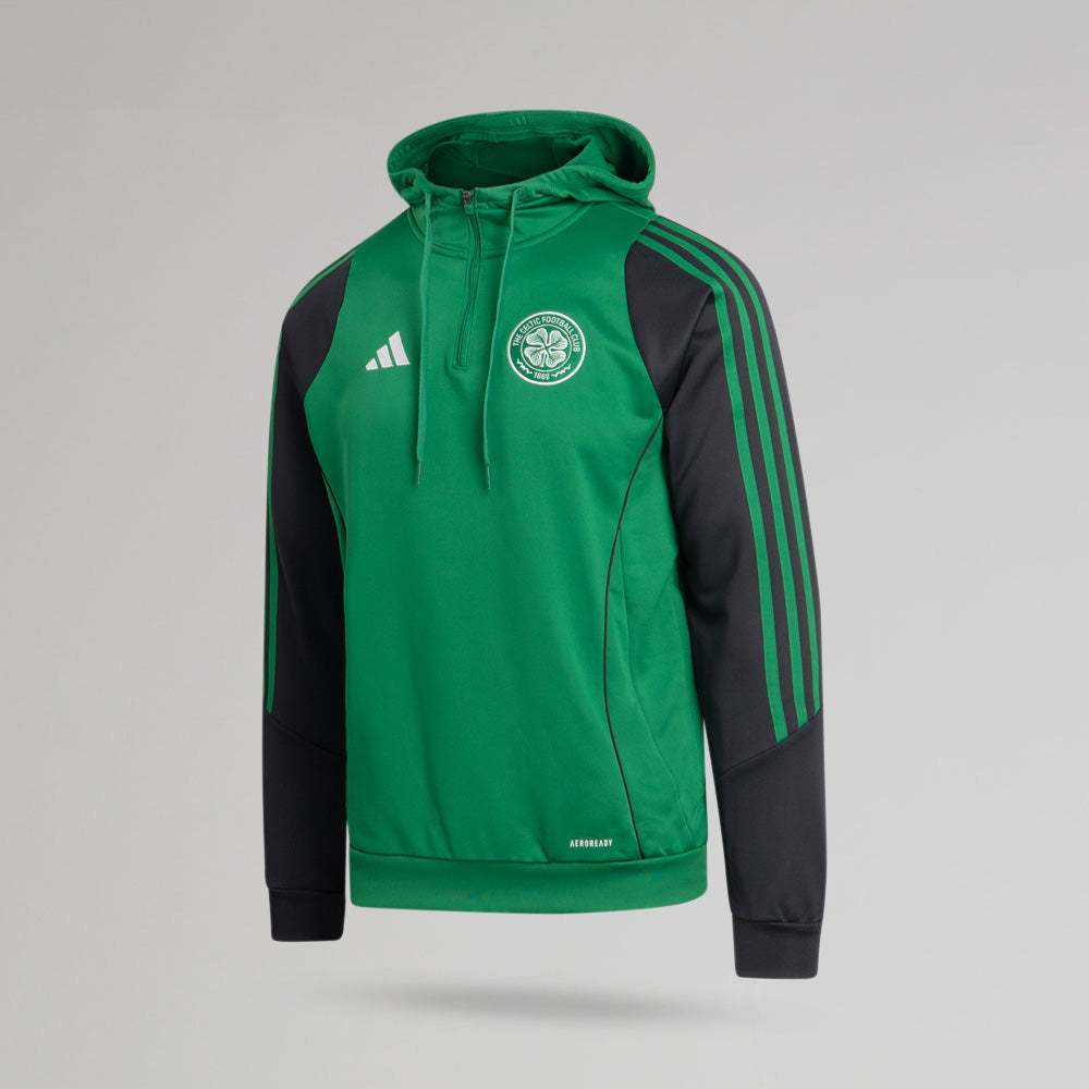 adidas Celtic 2024/25 Grüner Trainingshoodie