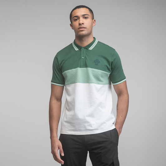 Poloshirt mit keltischem Kreuzeinsatz