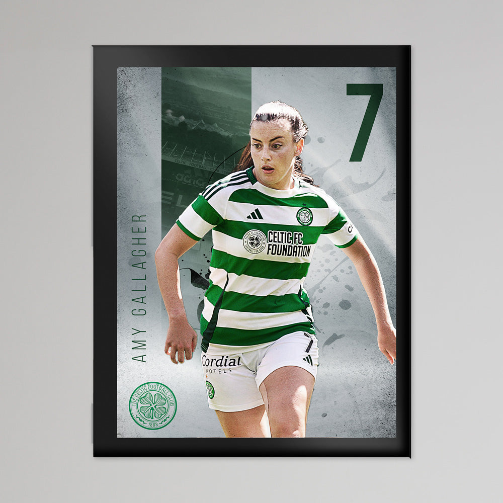 Celtic Amy Gallacher Tempered Glass Print