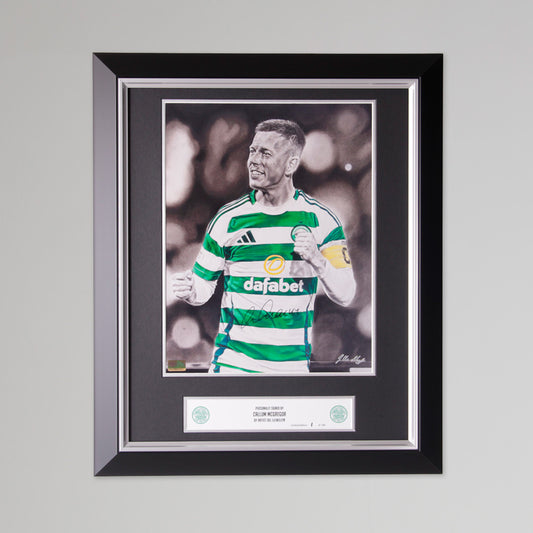 Celtic DL Limited Edition Framed Signed McGregor Drawing