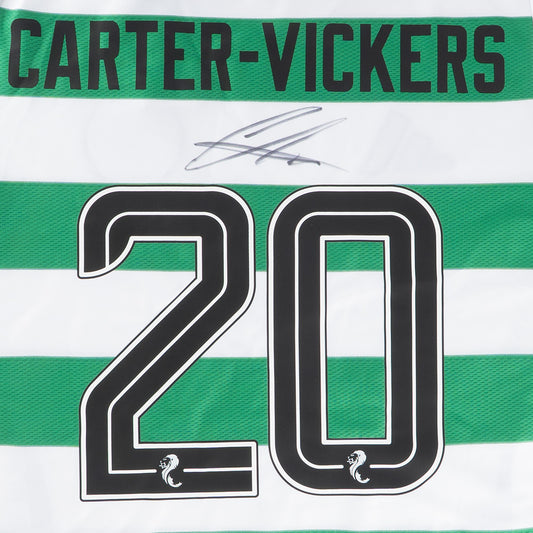 Celtic 2024/25 Cameron Carter-Vickers Signed Home Jersey