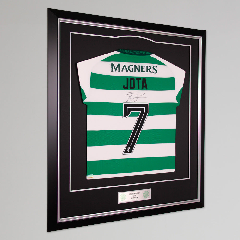 Celtic 2024/25 Jota Framed Signed Shirt